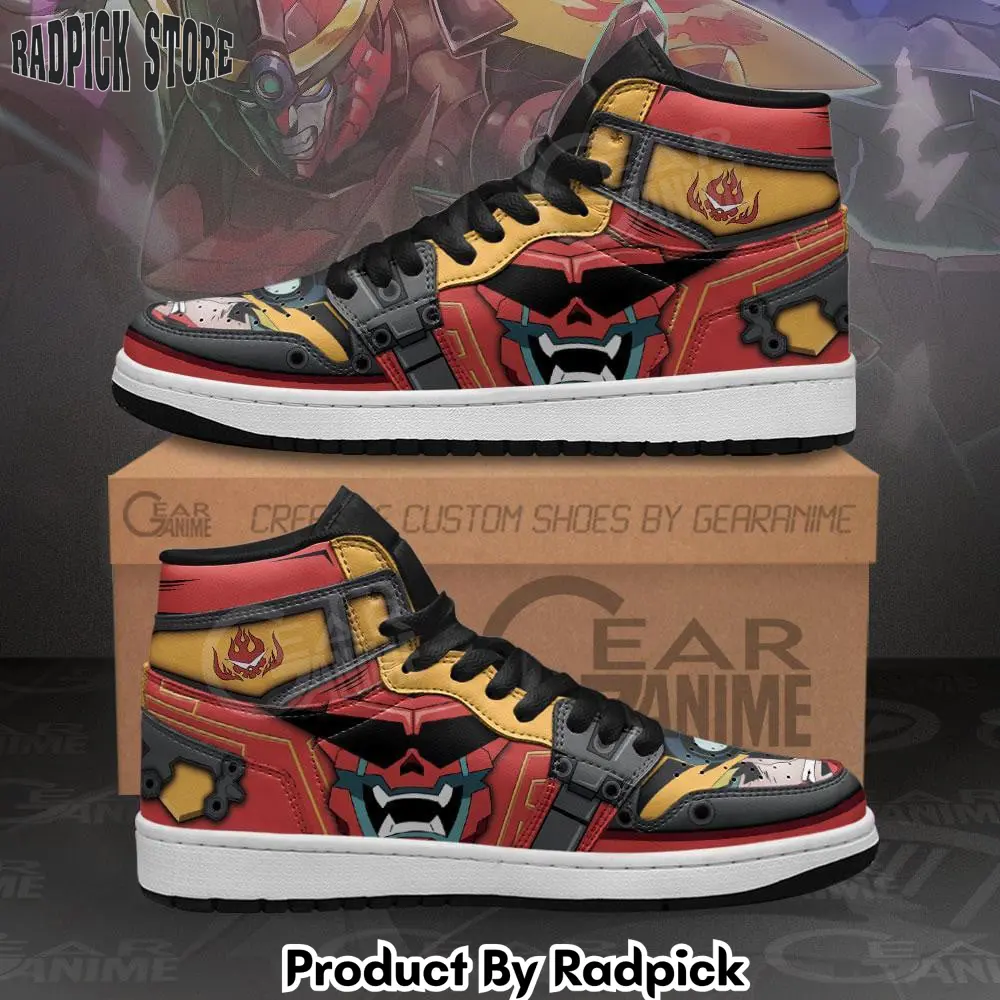 Gunmen robot air jordan high top sneakers anime  rp0244655